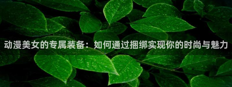 colamanage漫画下载：动漫美女的专属装备：如何通过捆绑实现你的时尚与魅力