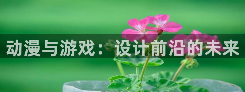 age动漫下载入口：动漫与游戏：设计前沿的未来